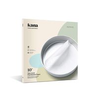 Kana Parchment Paper Baking Circles - 100 Pre-Cut Rounds 10 inch_Ideal for Baking Cakes, Pastries & Cheesecakes - Suitable for Tortilla Press