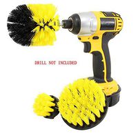Drill Brush Attachment Set - 3 Pack Power Scrubber Brush Cleaning Kit All Purpose Brush for Bathroom Kitchen Shower Wall Tile Corners Sofa Automotive