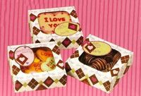 Love Chocolate Treat Boxes - Set of 4 Boxes & 4 Decorative Stickers and Seals