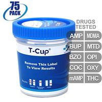 MiCare [75pk] - 10-Panel Multi Drug Test Cup (AMP/BUP/BZO/COC/mAMP/MDMA/MTD/OPI/OXY/THC) #MI-TDOA-8104