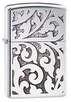 Zippo Filigree Design High Polish Chrome Pocket Lighter