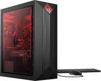 HP (875-0084) Gaming Desktop - Intel Core i7-9700 - 16GB Memory - NVIDIA GeForce RTX 2070 Super - 1TB HDD + 512GB Solid State Drive - Shadow Black/Dark Chrome Logo
