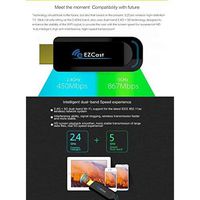 EZCast 5G TV Dongle 1080p Miracast DLNA Airplay WiFi High Speed Wireless HDMI Display Receiver Supports 5G WiFi Compatible with iOS Android Windows Device