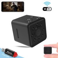 Mini Waterproof Spy Camera Wireless Hidden, Small WiFi Cop Cam HD 1080p Portable Covert Nanny Cam Video Recorder with Night Vision for Home Office Security Indoor and Outdoor (Black)
