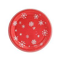 Let it Snow! Christmas Festive Holiday Party Dessert Plates - 24 Pack
