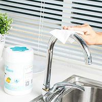 FairOnly 80pcs/Set Hood Cleaning Wipes Disposable Oil Stain Wet Blotting Paper Towel Kitchen Wet Wipes