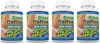 Pure Green Coffee Bean Extract Cleanse Detox Weight Loss 60 Capsules 4 Bottles