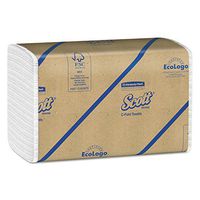 SCOTT C-Fold Paper Towels, 10-1/8 x 13-1/4, WE, 200/pack, 12/ctn