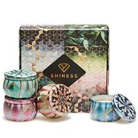 Large Size Aromatherapy Luxury Scented Candles Essential Oils Gift for Women Highly Scented & Long Lasting Balance, Harmony,Meditation, Relaxation Your OWN SPA Candles Gift Set (Green and Pink)