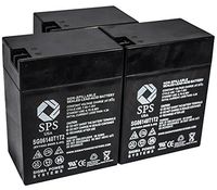 SPS Brand 6V 14 Ah Terminal T1T2 Replacement Battery for Power Star Batteries GB6120 (3 Pack)