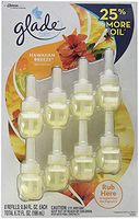 Hawaiin Limited Edition PlugIns Scented Oils Refills 25% More 8 Ct-Hawaiian Breeze, Yellow [Glade]