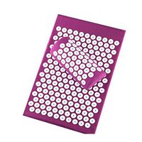 Massagers Human Body Acupressure Cushion Relieves Back Pain Cushion Acupuncture Massage Yoga Mat Pillow Small Acupuncture Massage Cushion Massage Pillow Back Massagers (Color : Red)