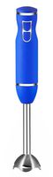 Chefman Immersion Stick Blender with Stainless Steel Shaft & Blades Powerful Ice Crushing 2-Speed Control One Hand-Mixer, Purees Smoothie, Sauces & Soups, 300 Watts, Royal Blue