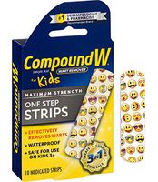 Compound W One Step Medicated Strips For Kids | Wart Removal | 10 Strips