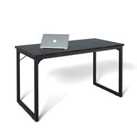 Computer Desk 55", Modern Simple Style Desk for Home Office, Sturdy Writing Desk, Coleshome, Black