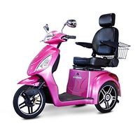 E-Wheels EW-36 3-Wheel Electric Senior Mobility Scooter - Pink