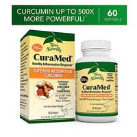 Terry Naturally CuraMed 750 mg - 60 Softgels - Superior Absorption BCM-95 Curcumin Supplement with Turmeric, Promotes Healthy Inflammation Response - Non-GMO, Gluten-Free, Halal - 60 Servings