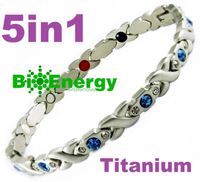 Magnetic Energy Germanium Armband Power Bracelet Health Bio 5in1 Bio 01457