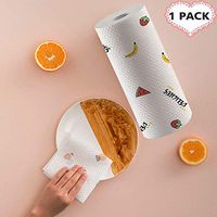 Kitchen Paper Disposable Multi-Function Paper Towels Oil and Water Absorbing, Cleaning and Dish Cloth for Household Kitchen (Style 3)