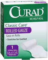 Curad Classic Care Rolled Gauze 2 Inches X 4.1 Yards 1 Each (Pack of 6)
