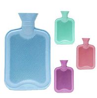 Classic 2L Cross-Hatched Hot Water Bottle, Color may vary