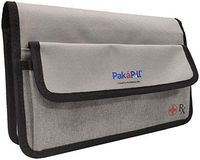 Pak A Pill, Pill Case, Organizer, Patented Portable Medicine Prescription Bag, Compact Design, Unisex, Mens or Womens, with Hanger, Size 12x7x1.5 Inch