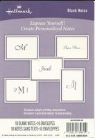 Hallmark Blank Notes, 10 Cards with Matching Envelopes