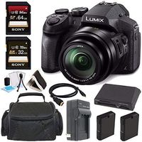 Panasonic Lumix DMC-FZ300 Digital Camera + 32GB + 64GB Green's Camera Bundle 5