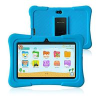 Pritom 7 inch Kids Tablet | Quad Core Android,1GB RAM+16GB ROM | WiFi,Bluetooth,Dual Camera | Educationl,Games,Parental Control,Kids Software Pre-Installed with Kids-Tablet Case (Light Blue)