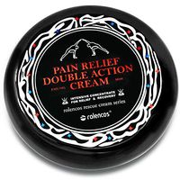 Rolencos Pain Relief Double Action Cream Cooling & Hot Effect for Muscle, Joint & Back, Emu Oil & MSM Contained, Intensive, Concentrate & Fast Acting for Recovery, 4.20oz