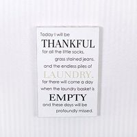 10" X 15" X 1.5" Wood Sign (Today I Will Be Thankful.) Multi–Color–Color – 18012