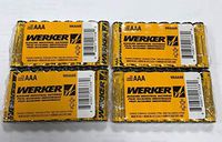 WERKER - (32 Batteries) WKAAAB - Industrial Alkaline - AAA Batteries