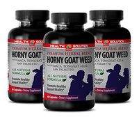Men and Women Sex enhancements - Horny Goat Weed (All Natural Formula) - Horny Goat Weed Plus - 3 Bottles 180 Capsules