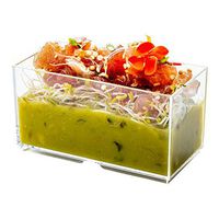 Stackable Dessert Cups, Snack Cups, Appetizer Cups- Clear - Disposable Plastic - 2.5 oz - 100ct Box - Restaurantware