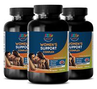 Natural Menstrual Relief - Women’S Support Complex Advanced Formula - Licorice Root Capsules - 3 Bottles (180 Capsules)