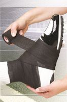 Mueller Spatting Tape 3Ó Black - 16 - 7.5 yd. rolls, stretched - Lightweight elastic adhesive tape