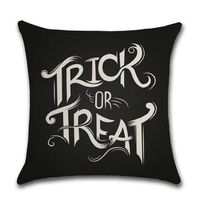 Bosji (45 x 45cm) Pillow Covers,Happy Halloween Decorative Pumpkin Holiday Throw Pillowcase Bedroom Decor Cloth Printed Zipper Cushion Pillow Case