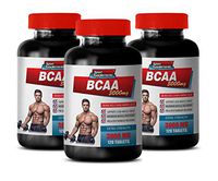 Muscle Growth Vitamins - BCAA 3000MG - BRANCHED Chain Amino ACIDS - leucine Amino Acid Supplements - 3 Bottles 360 Tablets