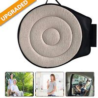 lifeasysoso New Swivel Seat Cushion,360°Rotating Cushion Non-Slip Auto Car Mat Round Disc Rotary Chair Pads Breathable Base Revolving Washable Flexible Mobility Aid Pain Relieving 16" x 1"