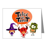 Note Cards (10 Pack) Halloween Trick or Treat Kids