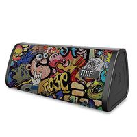 Bluetooth Speakers, MIFA A10 Portable Soundbox True Wireless Stereo for Party, 16 Hours Playtime, 10W Loud Sound Rich Bass, IP45 Waterproof, Built-in Mic for Handsfree Call, TF Card Slot, Graffiti