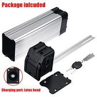COLOR TREE E-Bike Battery Box Plastic case 36/48V Capacity 18650 Holder Lotus Head