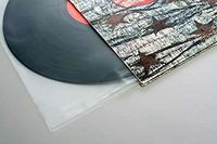 Crystal Clear Album Sleeves Frosted Inner Sleeves, 12 1/16" x 12" + 1/8" Lip (Pack of 100)