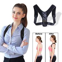 Back Posture Corrector For Women and Men By Luxeroots Athletics- Adjustable and Comfortable Upper Back Brace Straightener for Clavicle Support - Providing Pain Relief from Neck Back and Shoulder
