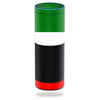 MightySkins Skin Compatible with Amazon Echo - Italian Flag | Protective, Durable, and Unique Vinyl Decal wrap Cover | Easy to Apply, Remove, and Change Styles | Made in The USA