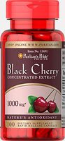 Puritans Pride Black Cherry 1000 mg Capsules, 100 Count