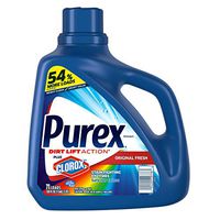 Purex Liquid Laundry Detergent Plus Clorox2 Stain Fighting Enzymes, Original Fresh, 128 Fl Oz