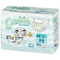 Crinklz Tab-Style Briefs Adult Printed Diapers, Aquanaut, Medium, Case/60 (4/15s)