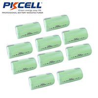 NiMH Sub C Sc high Capacity 3600mAh Rechargeable Battery with Tab (10pc)