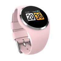  Orcbee  _Waterproof Smart Watch Fitness Tracker GPS Heart Rate Sleep Monitor Bracelet (Pink)